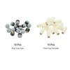 PATIKIL 10mm Dia Screw-on Pool Cue Tips, 10 Set Snooker