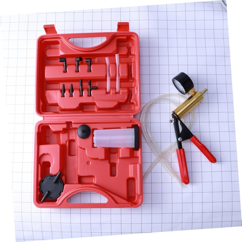 ULTECHNOVO Manual Handheld Oil Vacuum Pump Brake Bleeder Tool Kit