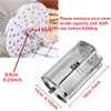 Falytemow 12 x 18 cm Stainless Steel Rotisserie Grill Roaster