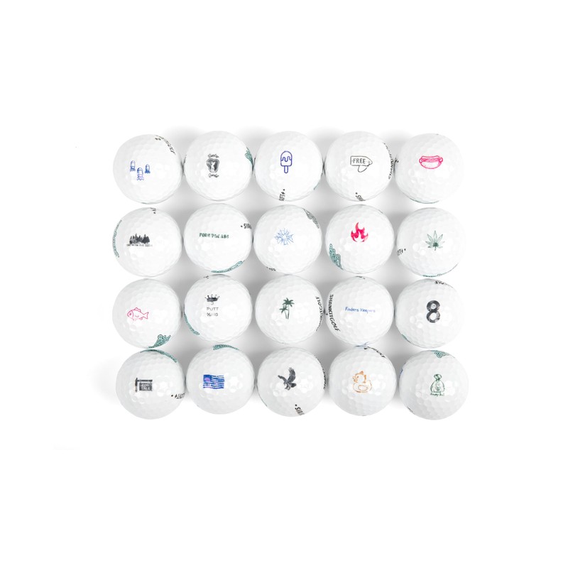 SHANKITGOLF Golf Ball Stamp, Palm, Round, Golf Ball Marker, Plastic