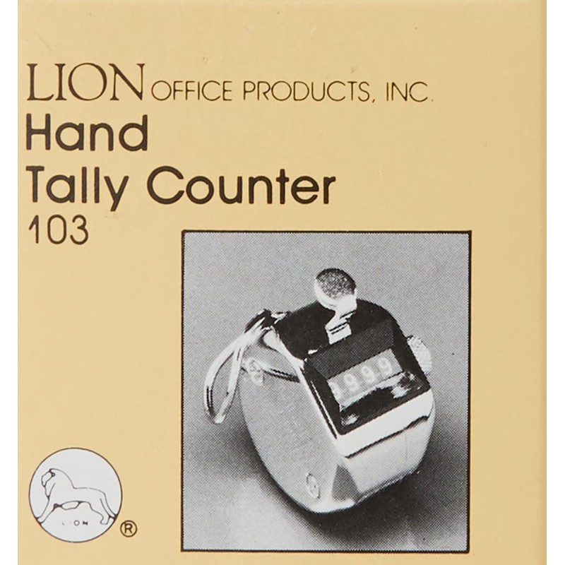 Lion Pro-Line Heavy Duty Hand-Held Tally Counter, 1 Tally Counter