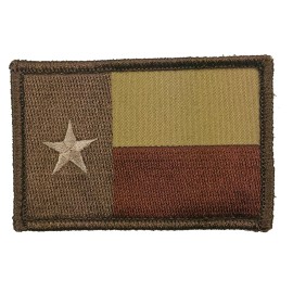 TEXAS STATE FLAG TACTICAL 3.0 x 2.0 MILITARY HOOK PATCH