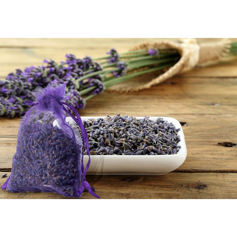 Lavande Sur Terre Bag of 100 Sachets Dried Lavender Flower