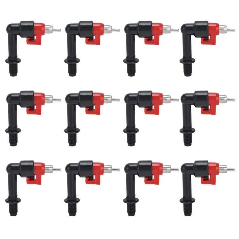 12Set G1/8 Male Thread Chicken Water Cup Automatic Switchable Chicken