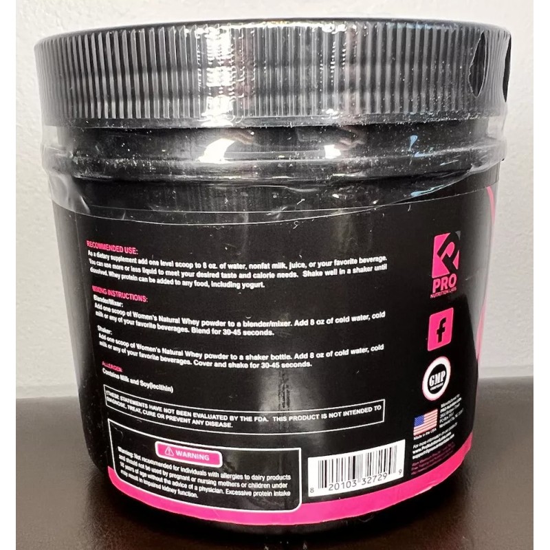 Pro Nutrition Labs Women's Natural Whey Creamy Vanilla 1 lb/16