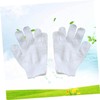 OHPHCALL 1pair Exfoliating Bath Gloves for Body Scrub Five Soft