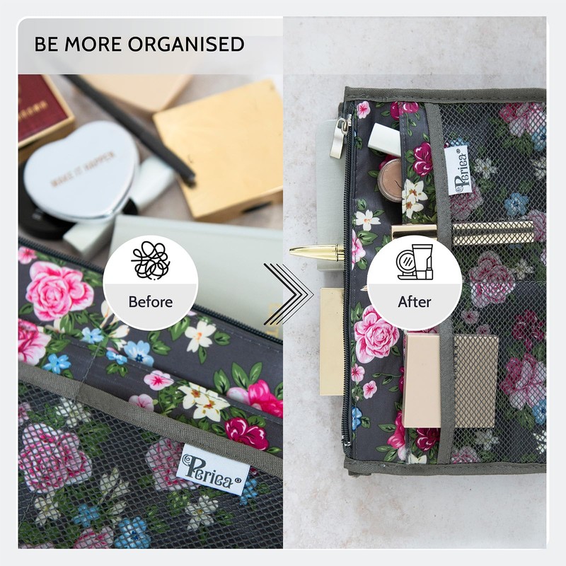 Periea 'Signature' Luxury Handbag Organiser Insert - 3 Sizes -