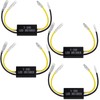 4 Stück 12V Motorrad LED Blinker Decoder, Motorrad Lastwiderstand Taschenlampe