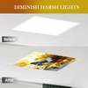 2 Pack Fluorescent Light Covers for Drop Ceiling, Magnetic Fabric