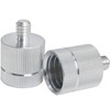 LUORNG 2PCS Laser Leveling Tripod Threaded Adapter 1/4 Male to