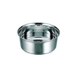 sugiko Stainless 湯桶 220 X H93 2.7l Rubber Backing mau22g