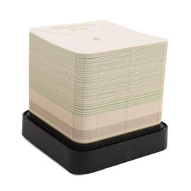 Time Piece Calendar, 2025 DIY Tree House 3D Calendar Memo Pad 3D Art Notepad Paper Desk Calendar Paper Craft Calendar for Desktop Decor New Year (Green)