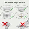 300 PCS Kitchen Sink Strainer Mesh Bag, Small Disposable Mesh