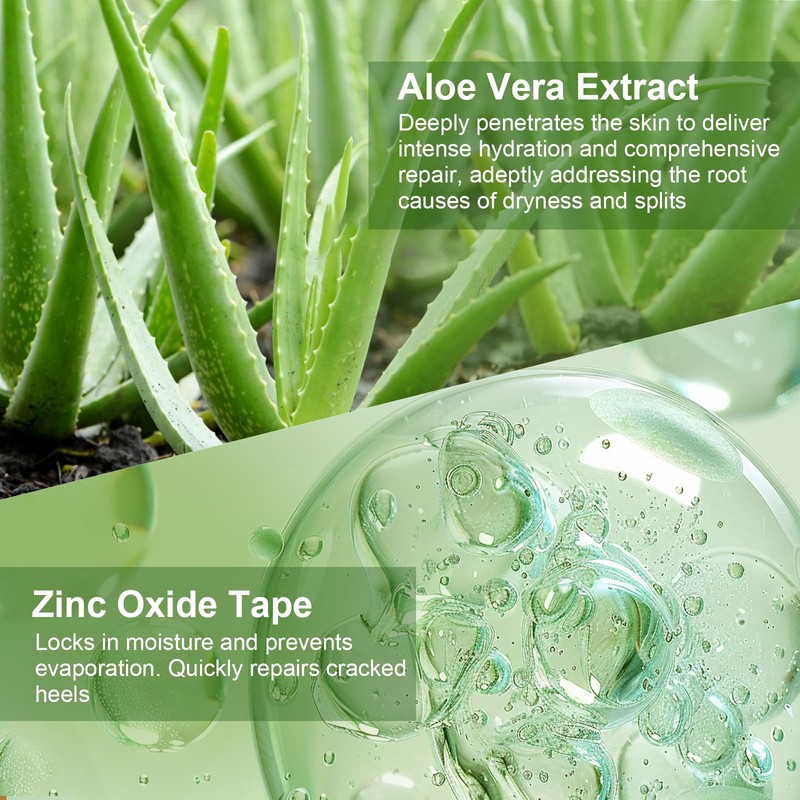 50PCS Aloe Vera Cracked Hands Treatment Patches, Dry Cracked Hands