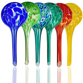Plant Self Watering Globes, Colorful Glass Plant Watering Device Outdoor
