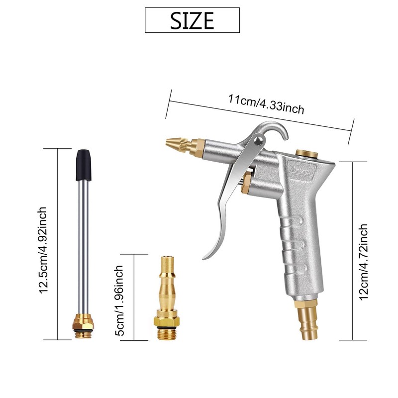 Astarye Air Blow Gun-Air Compressor Tools， with 1/4" NPT and