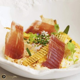 Cinco Jotas Paleta Iberico De Bellota Sliced Ham, Acorn Fed Premium Taste Pork Shoulder - 3 oz