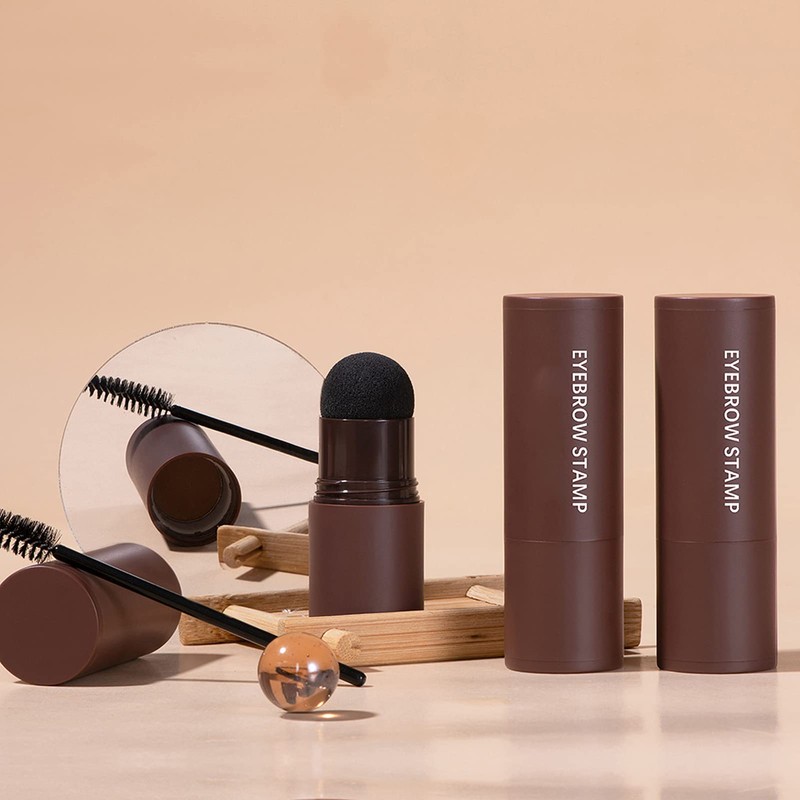 Eyebrow Stamp Set, Durable Waterproof Eyebrow Powder Set, Brow Stamp