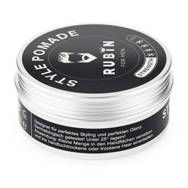 Rubin for Men Styling Pomade 180 ml - with Gloss Effect - Paraben-Free - Hair Pomade Men
