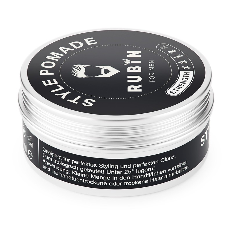 Rubin for Men Styling Pomade 180 ml - with Gloss
