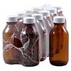 Amber Bottle 100ml with Cap 10 Pack