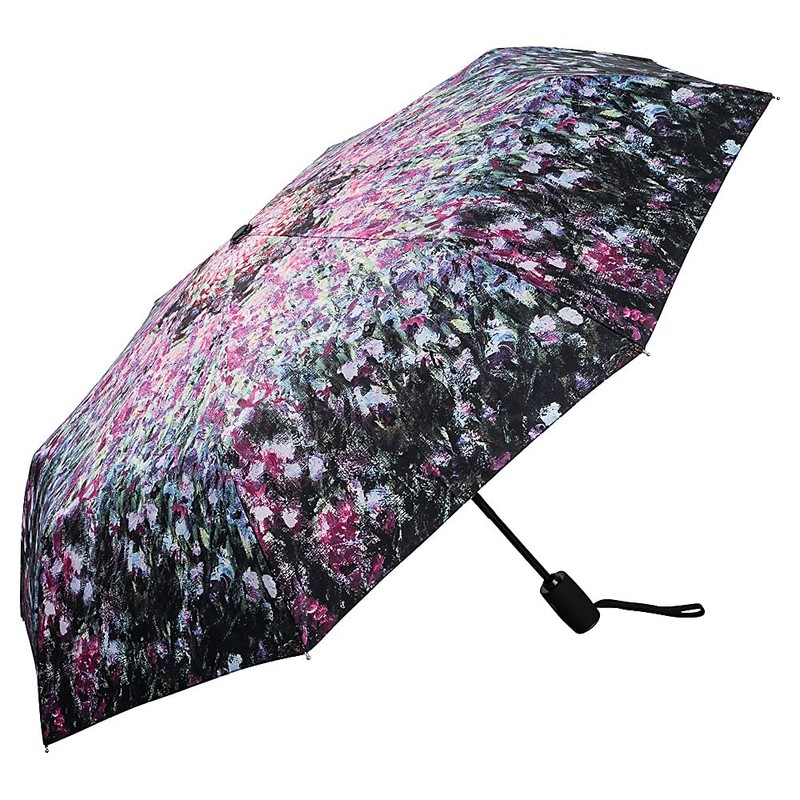 VON LILIENFELD Folding Pocket Umbrella Automatic Claude Monet The Garden