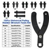 Socpuro 15PCS Universal Pulley Holder Tool Kit, Variable Pin Spanner