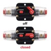 RKURCK 40 Amps Audio Inline Circuit Breaker Reset Fuse, 12V-24V