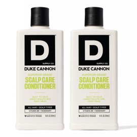 Duke Cannon Superior Grade Scalp Care Conditioner for Men, 14 oz – Vitamin B5 for Hydration, Rosemary & Arnica for Scalp Soothing, Shea Butter & Coconut Oil for Moisture, Sulfate-Free
