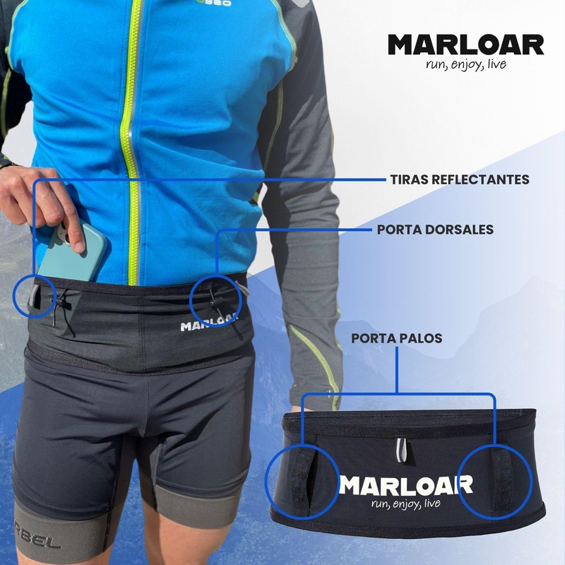 MARLOAR Running Belt + Soft Flask 250 ml Gift -