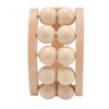 Wooden Massage Ball Roller with 10 Beads Deep Tissue Relief