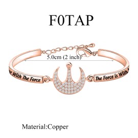 FOTAP I'm One With The Force The Force Is With Me Bracelet (RG-Force Bracelet)