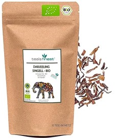 tea`s finest® Darjeeling Singell FTGFOP1 Second Flush Black Tea Organic (100 g)