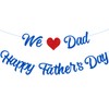 Happy Fathers Day Banner, Fathers Day Decoration Kit Blue Happy