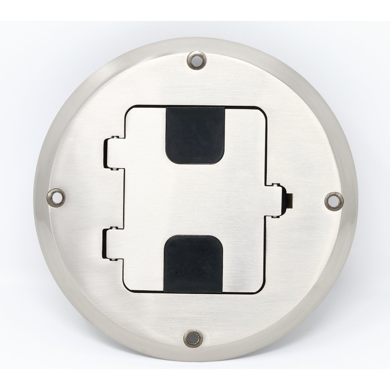 RiteAV Cat6 Shielded Ethernet Coax Cable TV Floor Box -