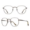 RB.Pilot Classic Square Polygon Reading Glasses for Men Women Light