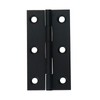 Mcredy 2.5" Cabinet Hinges Black Brass Door Hinges with Screws