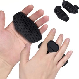 Anti-Slip Workout Grips for Weight Lifting, Ergonomic Rubber Gym Gloves for Men & Women, Pull-Ups, Deadlifts, Dumbbell Training, No Sweaty Palm Hand Protectors for Better Grip & Bar Pad Support