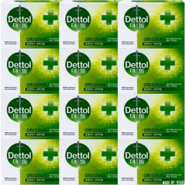 Dettol 데톨항균비누 오리지날 95g*4입 3개 12개 Detol Antibacterial Soap Original 95g*4ea, 3 packs, 12 pieces [Dettol Soap Original x 12 pieces]