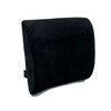 Bookishbunny Lumbar Back Cushion and Non Slip Seat Cushion (Black,