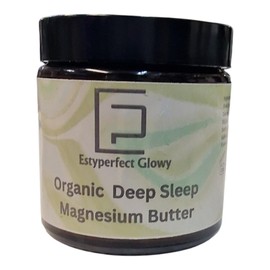 Estyperfect Glowy Organics Deep Sleep Magnesium Butter for Sleep - Relaxing Magnesium butter for Restless Legs -deep Sleep Soothe Body & Mind - Magnesium Body Butter for Better Sleep & Well Being