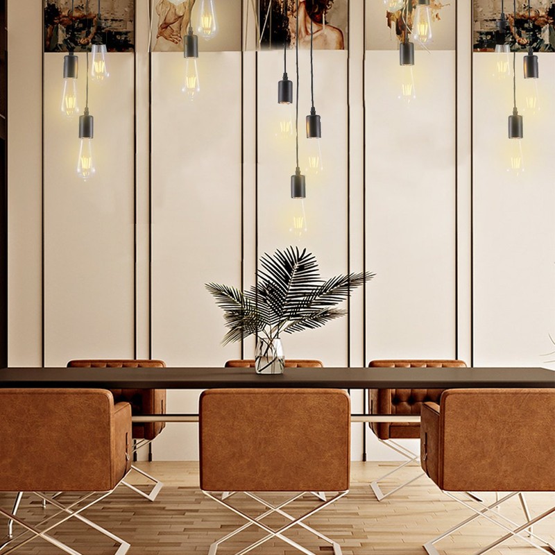 HJXDtech 3 Way Ceiling Pendant Cluster Light Fitting Lights E27