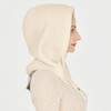 Facecozy Winter Hats for Women, Wool Blend Hooded Scarf Hat