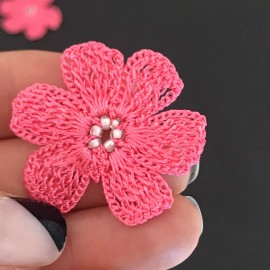 Handmade Single Crochet Pattern, flower Pattern, 59 Pieces ,Blanket Flower, Oya Turkish