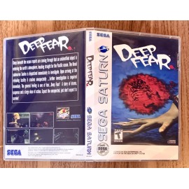 SEGA 2 Disc Replacement Case Only - Deep Fear - US Variant - Sega Saturn