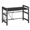 Extendable Microwave Oven Rack, 15.7~24.8" L Expandable Microwave Stand with