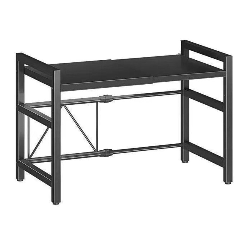 Extendable Microwave Oven Rack, 15.7~24.8" L Expandable Microwave Stand with