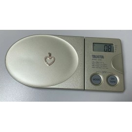 Unbranded 14K   GOLD ROSE HEART CHARM    "NEW"