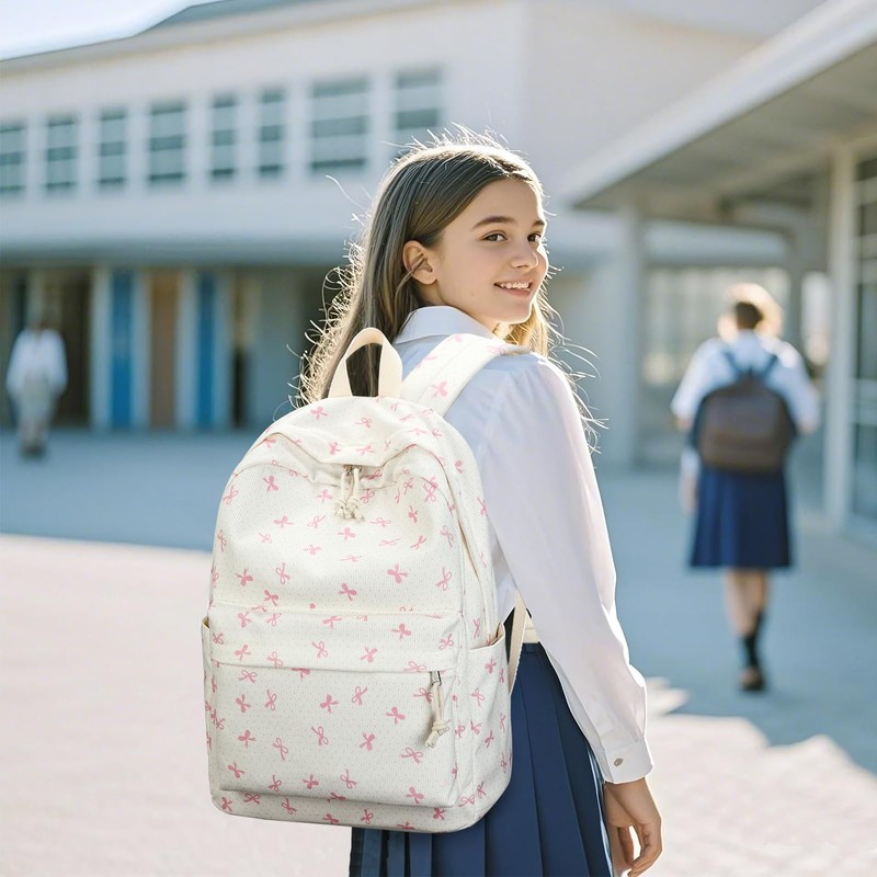 LEDAOU Backpack for Girls Teens School Bag Kids Bookbag Girls
