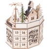 Small foot Advent calendar with pyramid.